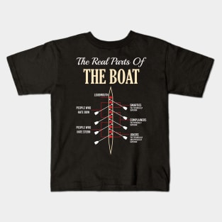 Funny Boating T-Shirt - Rowing Paddling Paddlers Shirts and Gifts Kids T-Shirt